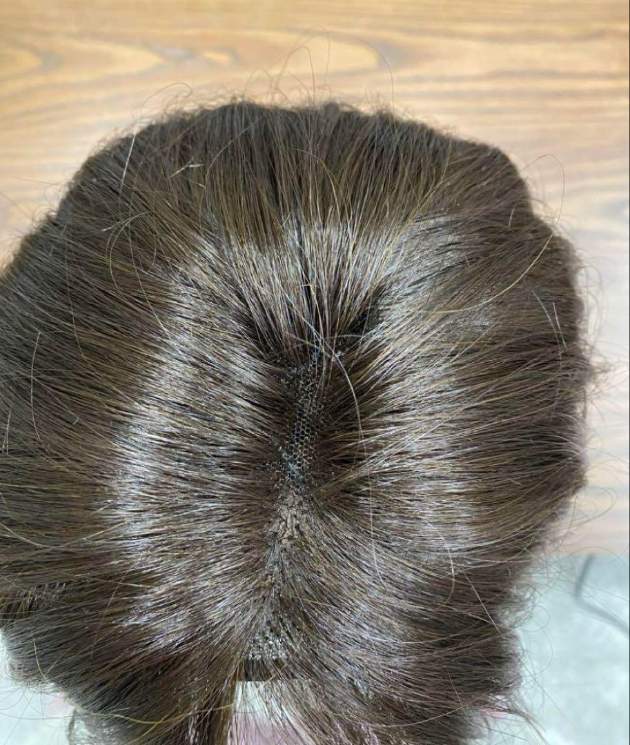 部分ウィッグ ウェーブ　ヘアピース　ロング