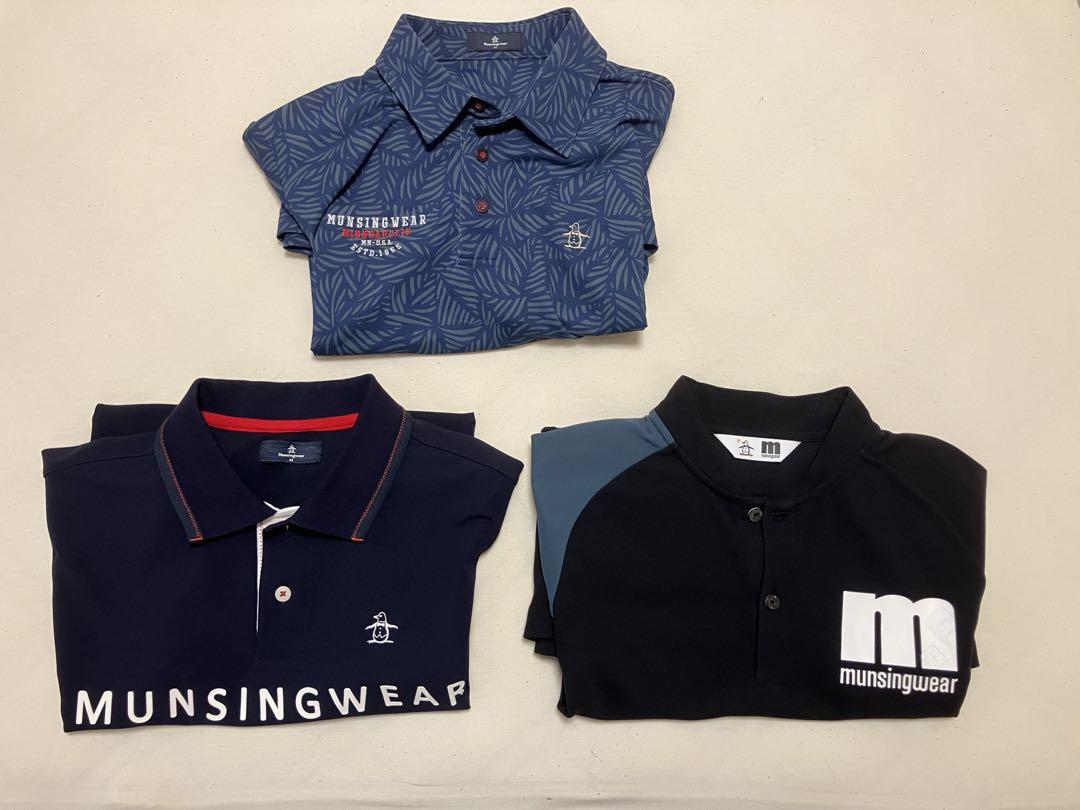 Munsingwear マンシングウェア　ゴルフシャツ　3枚セット