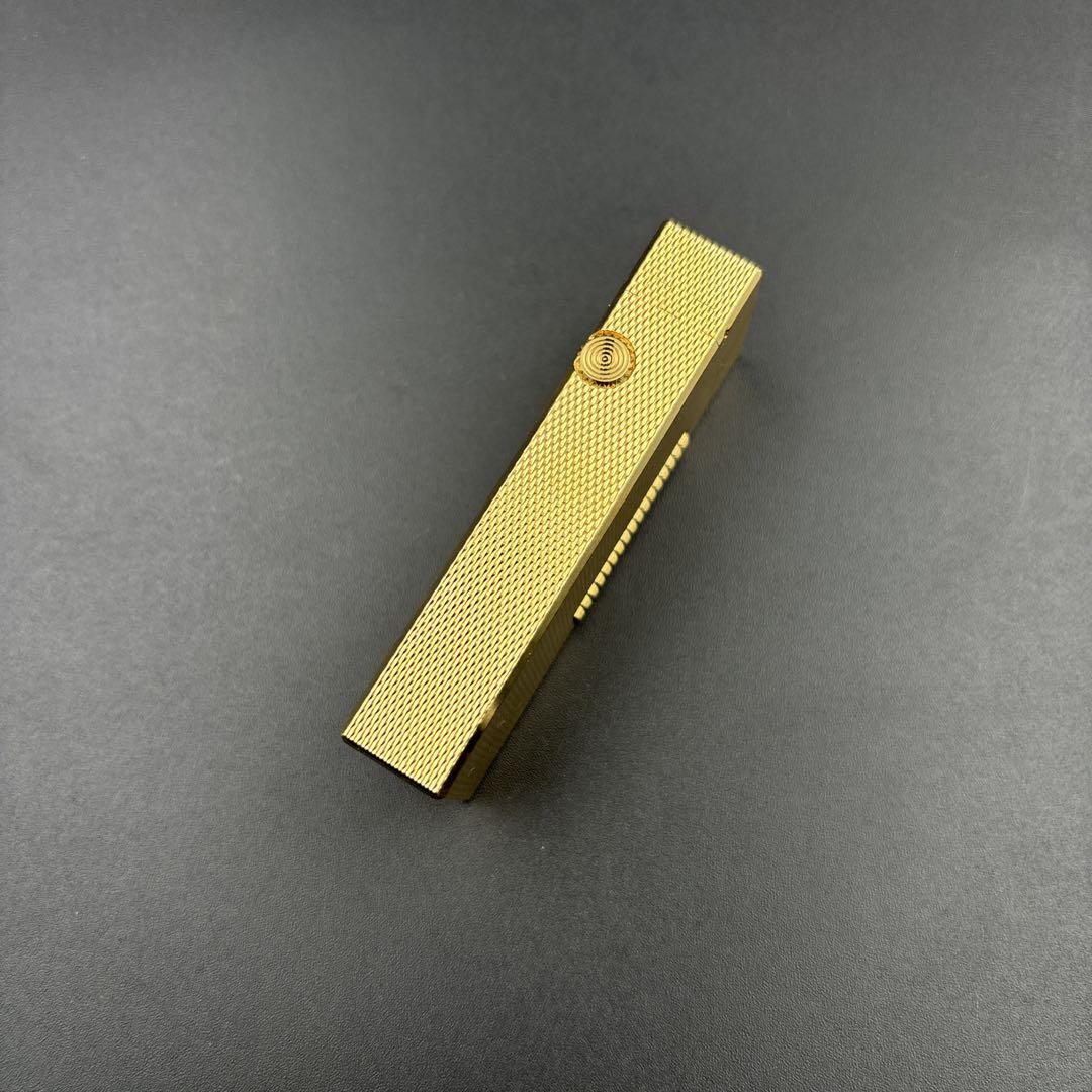 美品 箱付 dunhill / ダンヒル ガスライター ローラー式 ゴールド
