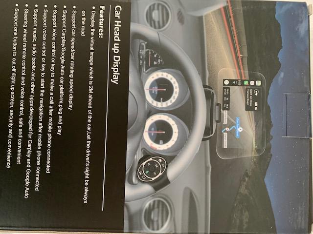 ヘッドアップディスプレイ HUD CarPlay GoogleMap対応 YZsGW-m85068549380 超歓迎低価