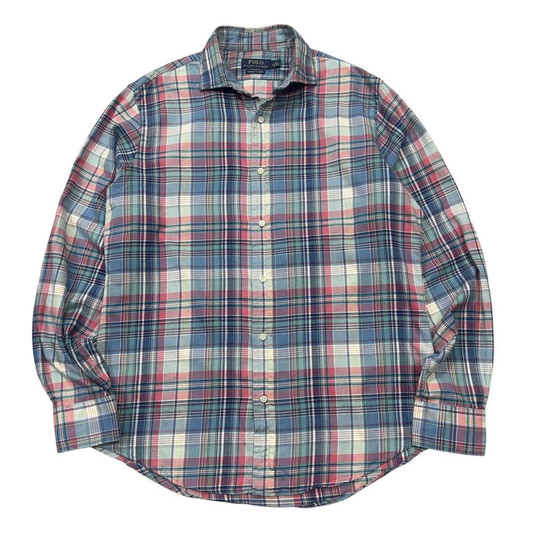 美品 Polo Ralph Lauren ラグジュアリーフランネルシャツ