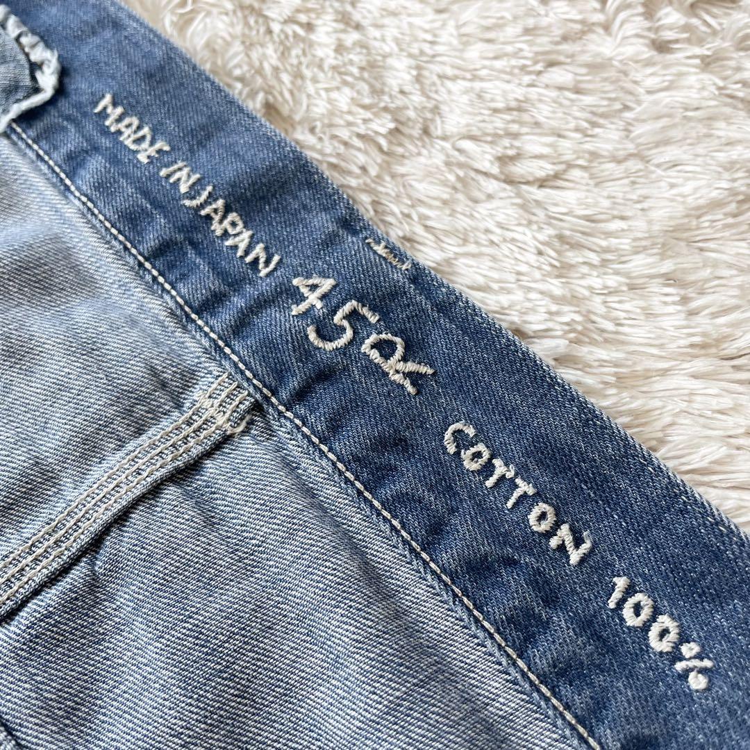 美品 45R 小麦デニムの908ペインター（加工） 32