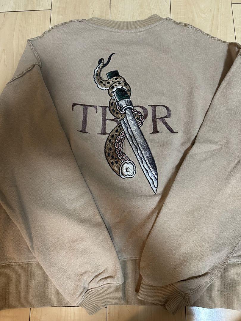 TBPR TAKODOSU CREW SWEAT beige タイトブース