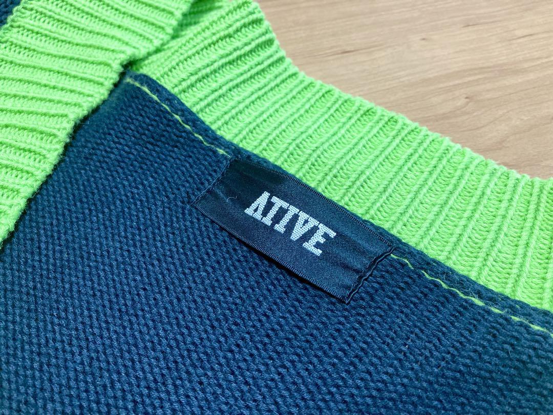 ATIVE エイティブ V-NECK KNIT