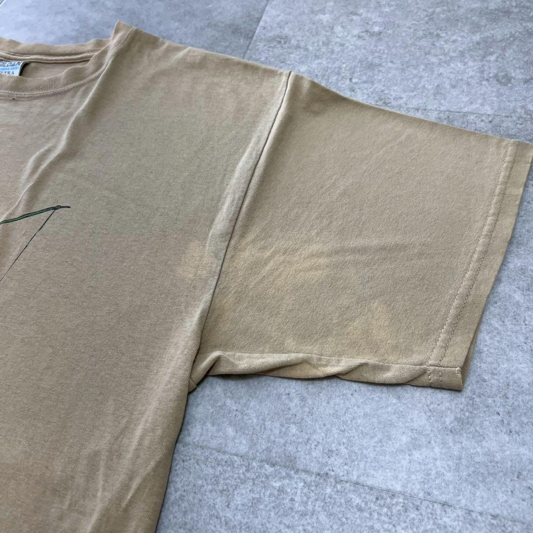 ビンテージ　tシャツ レゲエ　ジャマイカ　00s Y2K ベージュ　半袖　XL ビンテージ tシャツ レゲエ ジャマイカ 00s Y2K ベージュ 半袖