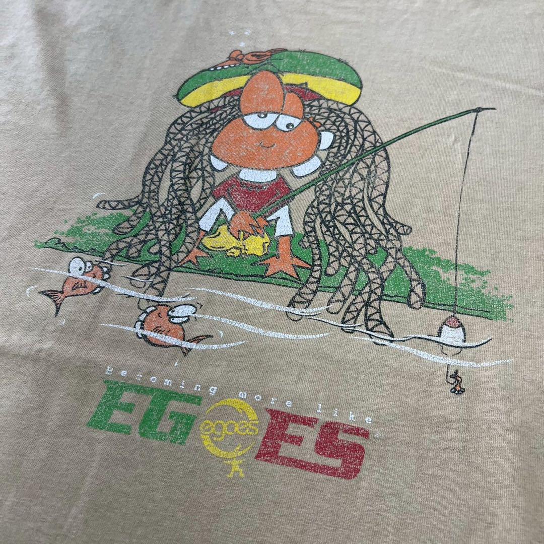 ビンテージ tシャツ レゲエ ジャマイカ 00s Y2K ベージュ 半袖