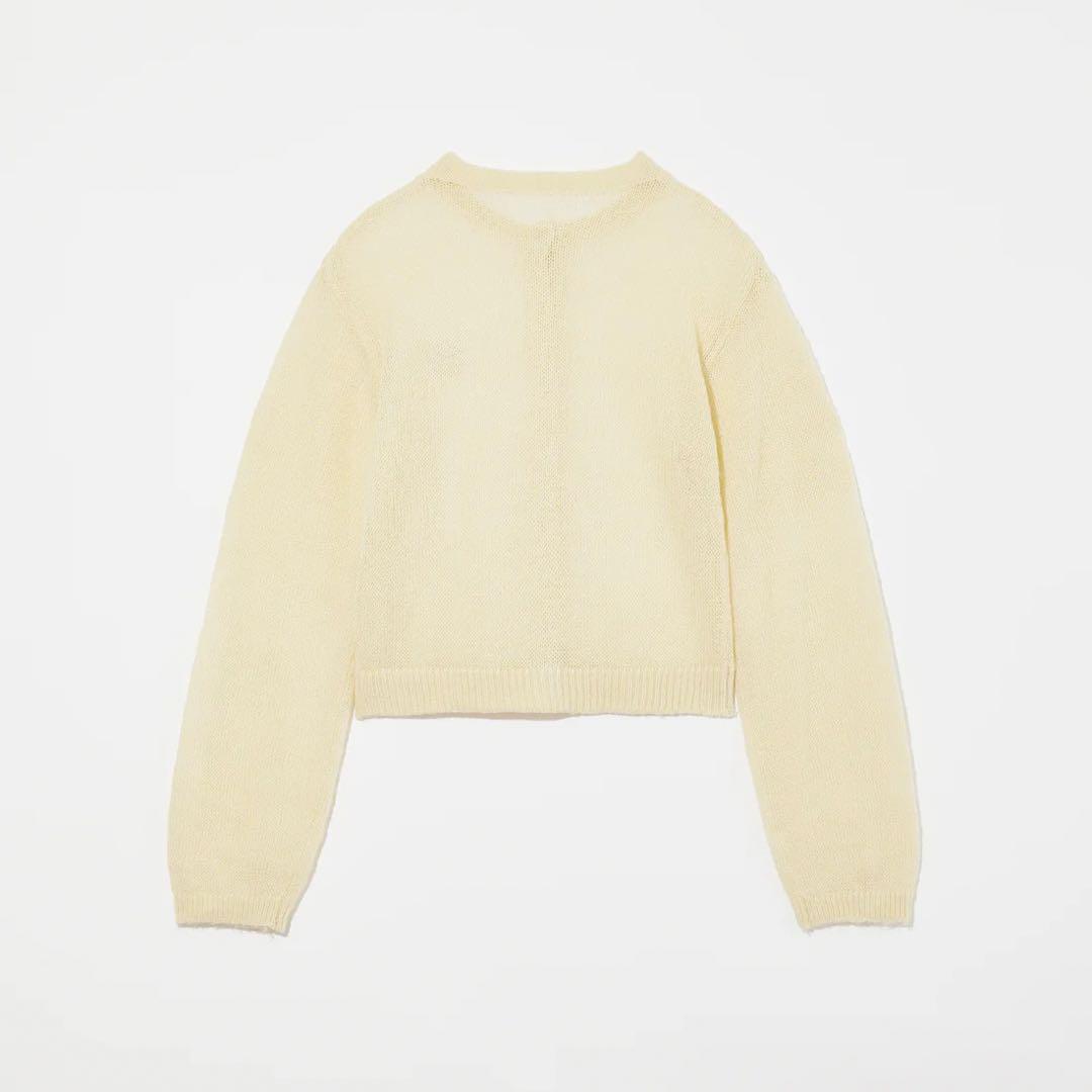 ◎Eaphi LOGO SHEER KNIT CARDIGAN - メルカリ