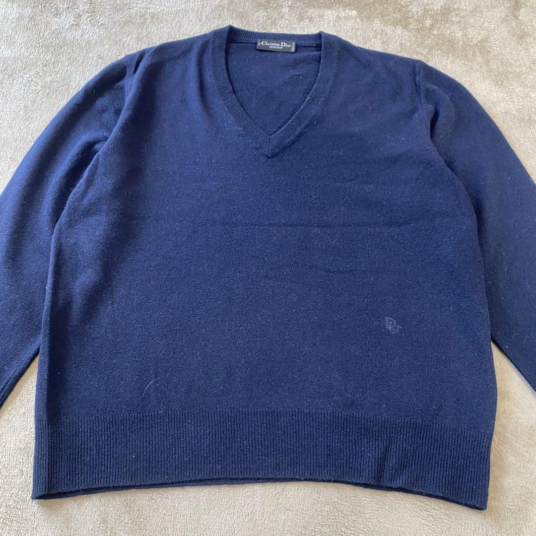 Christian Dior pret a porter】ロゴ刺繍ニット