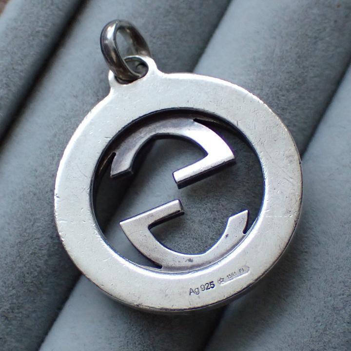 【正規品】GUCCI グッチ シルバー925 インターロッキングG ペンダント