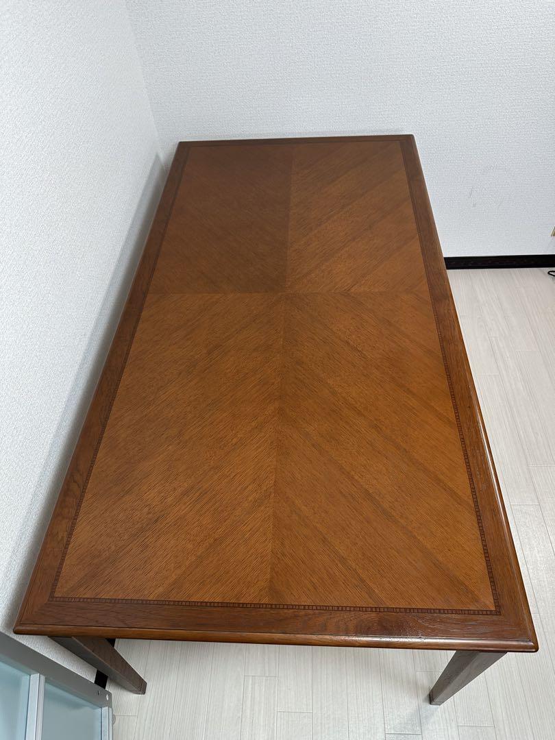 カンディハウス バートン ヒッコリー材 ダイニングテーブル 北欧　※i1※