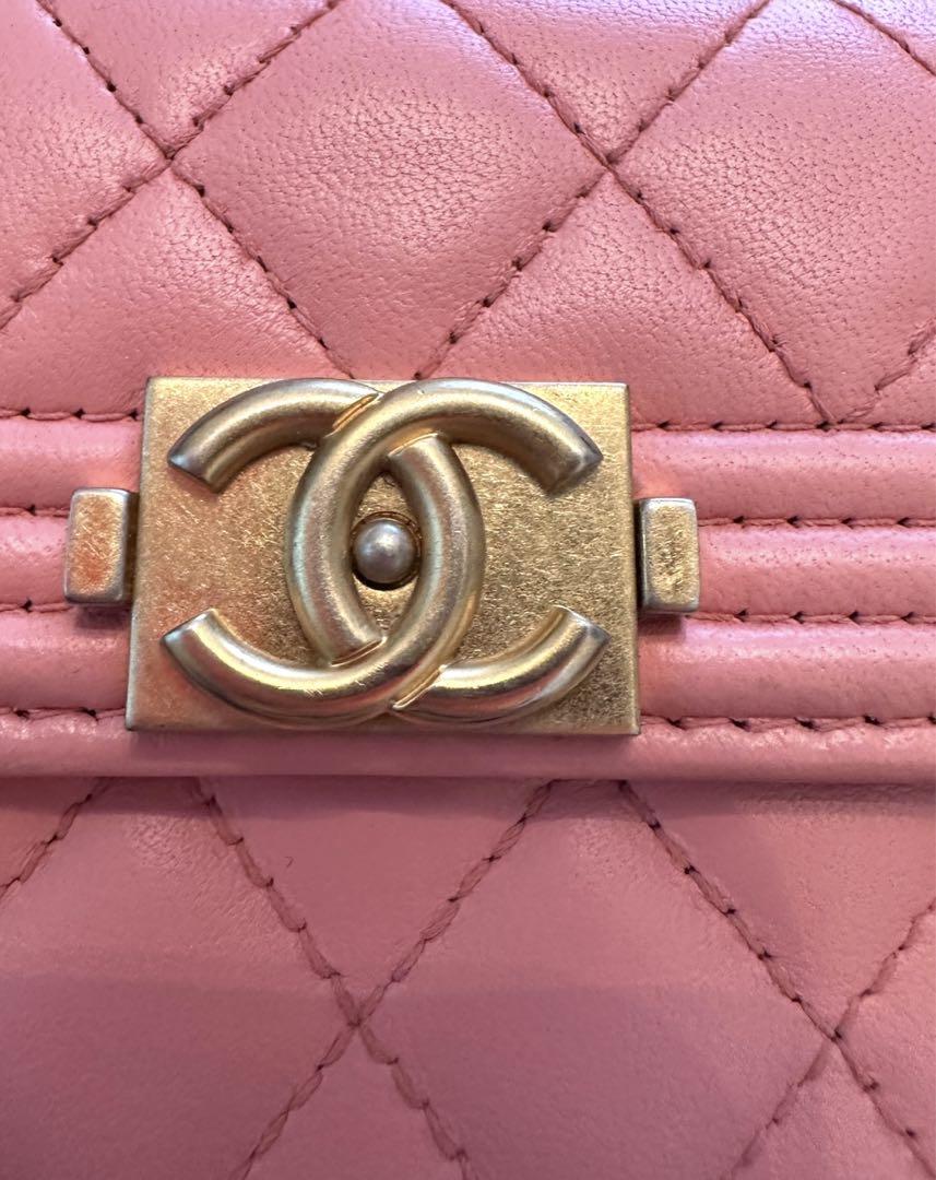 激レア CHANEL 財布 ピンクミント