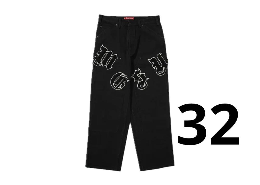 パンツ Supreme Old English Canvas Double Knee P