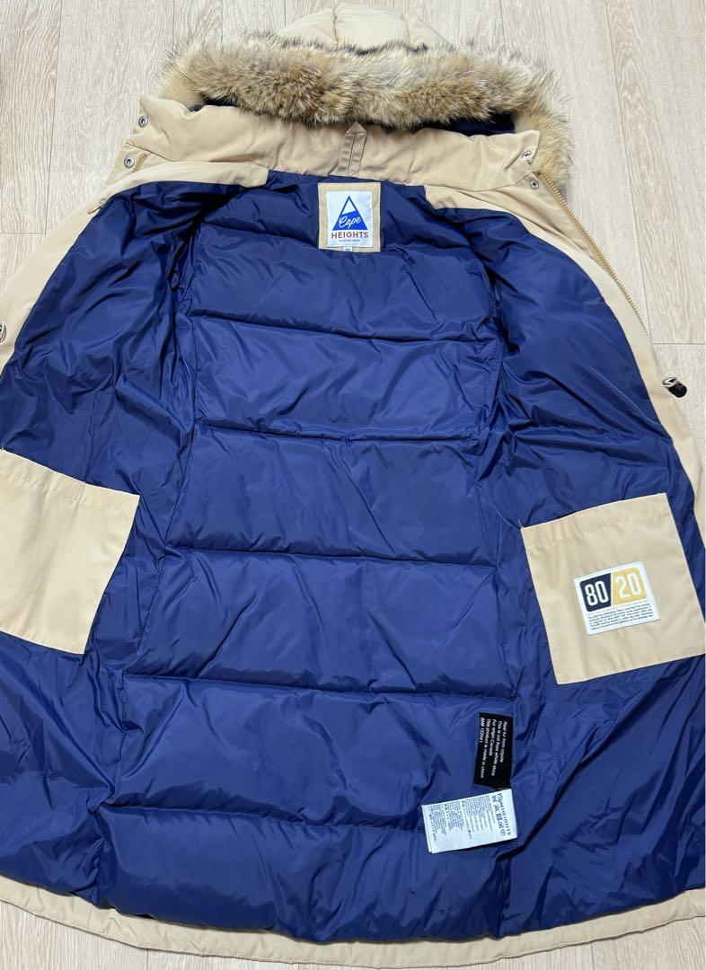 ☆値下げ☆ケープハイツ☆ロングダウン☆サイズXS☆ベージュ☆