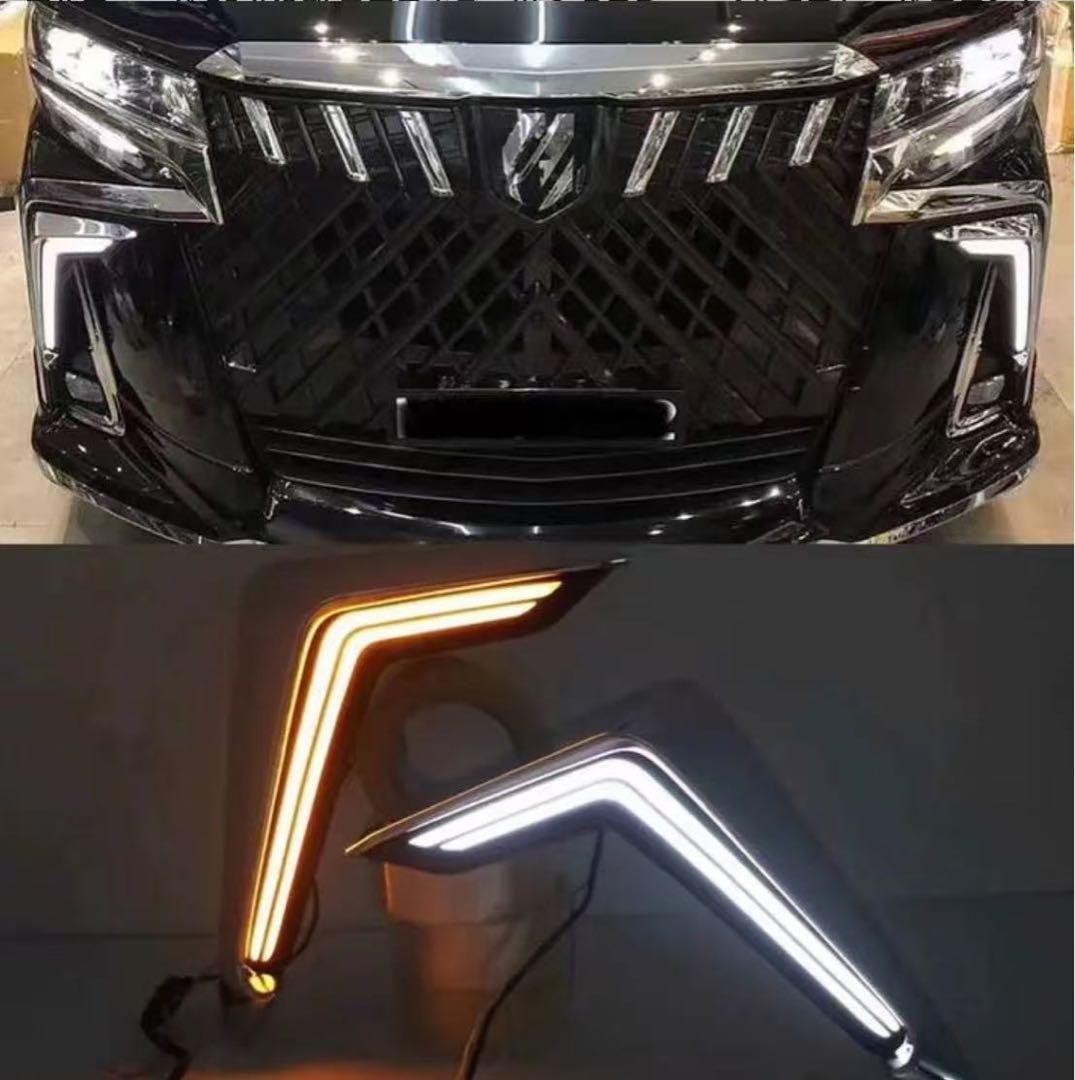 改良版 アルファード 30系 後期 LED ガーニッシュ