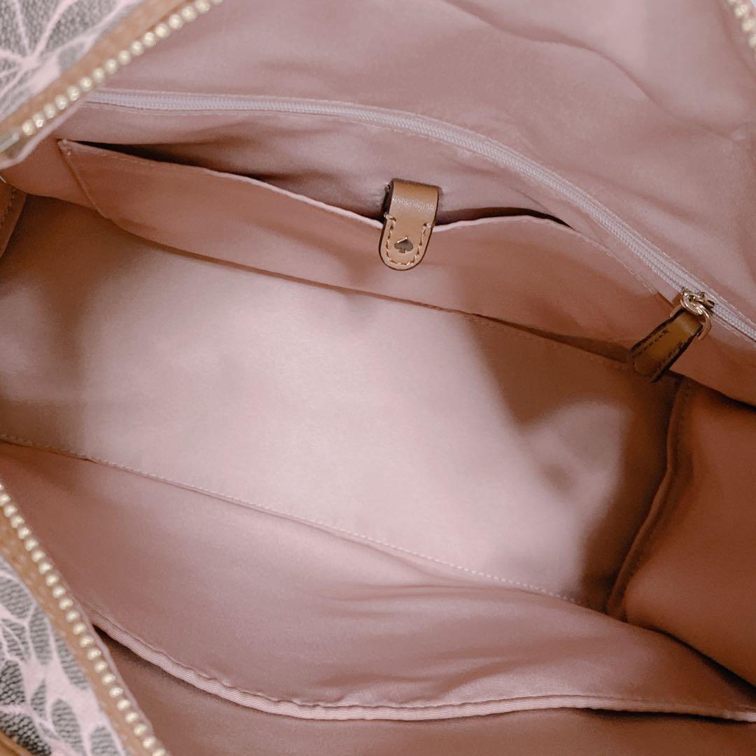 未使用級 ケイトスペードニューヨーク トートバッグ 総柄 ジャガード 未使用級 ケイトスペードニューヨーク トートバッグ 総柄 ジャガード