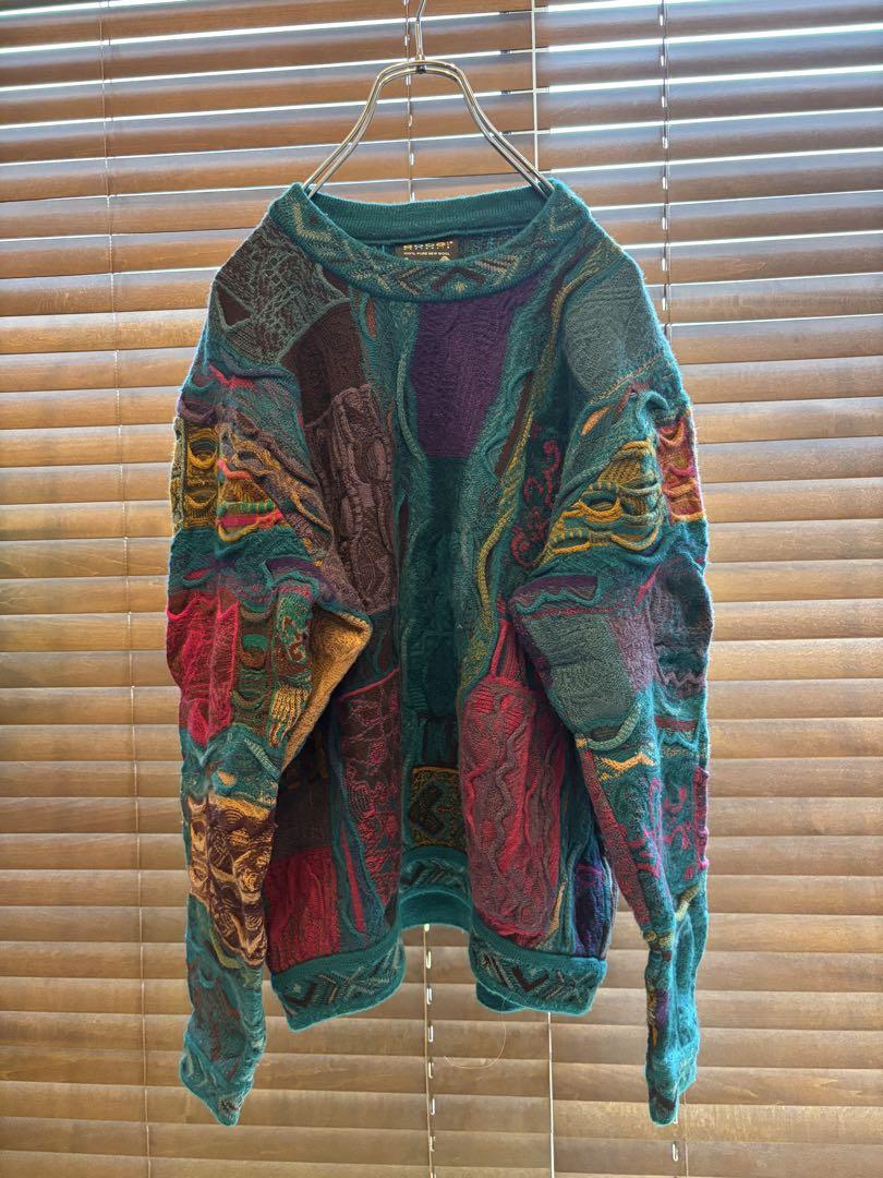 【古着】COOGI AUSTRALIA 3Dニット セーター【美品】