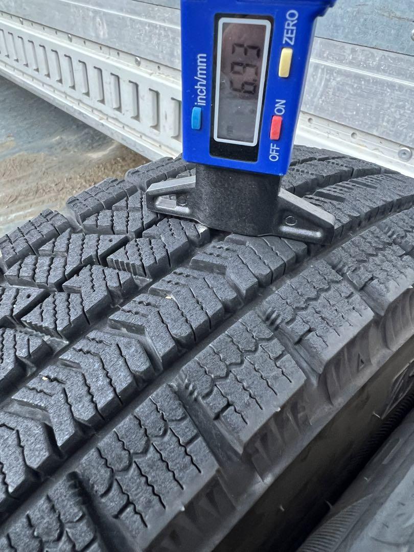 ブリヂストンスタッドレス145/80R13 75Qスチールホイールセット深溝 画像2
