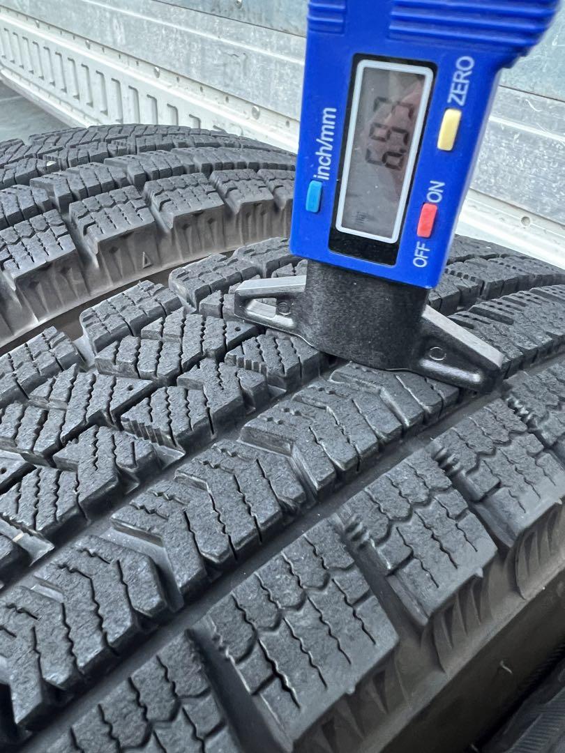 ブリヂストンスタッドレス145/80R13 75Qスチールホイールセット深溝 画像3