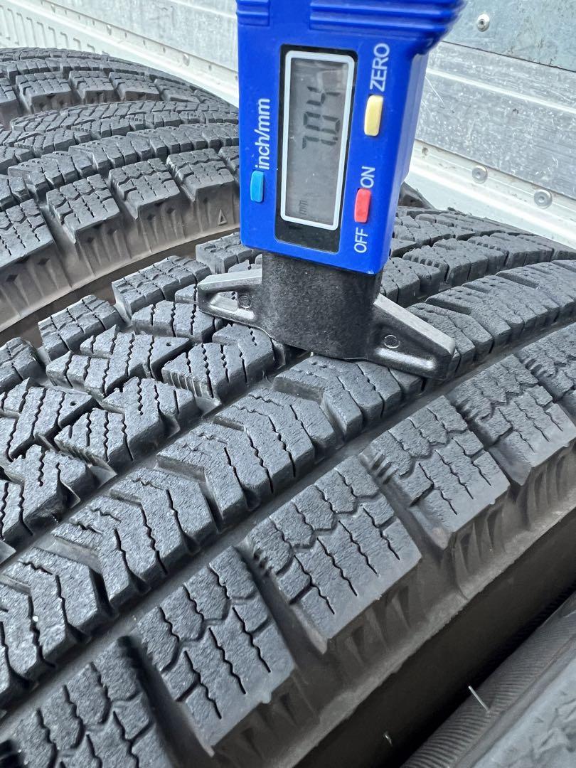 ブリヂストンスタッドレス145/80R13 75Qスチールホイールセット深溝 画像4