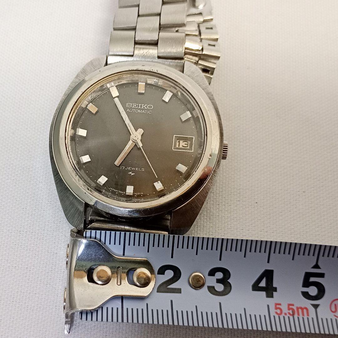 【稼働品】SEIKO　腕時計　オートマチック　7005‐7031　17石　デイト