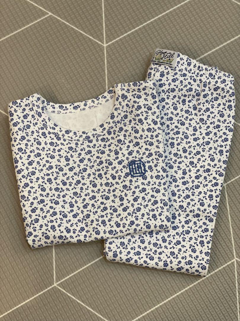 house on the hill (Flower) Tee &Pants
