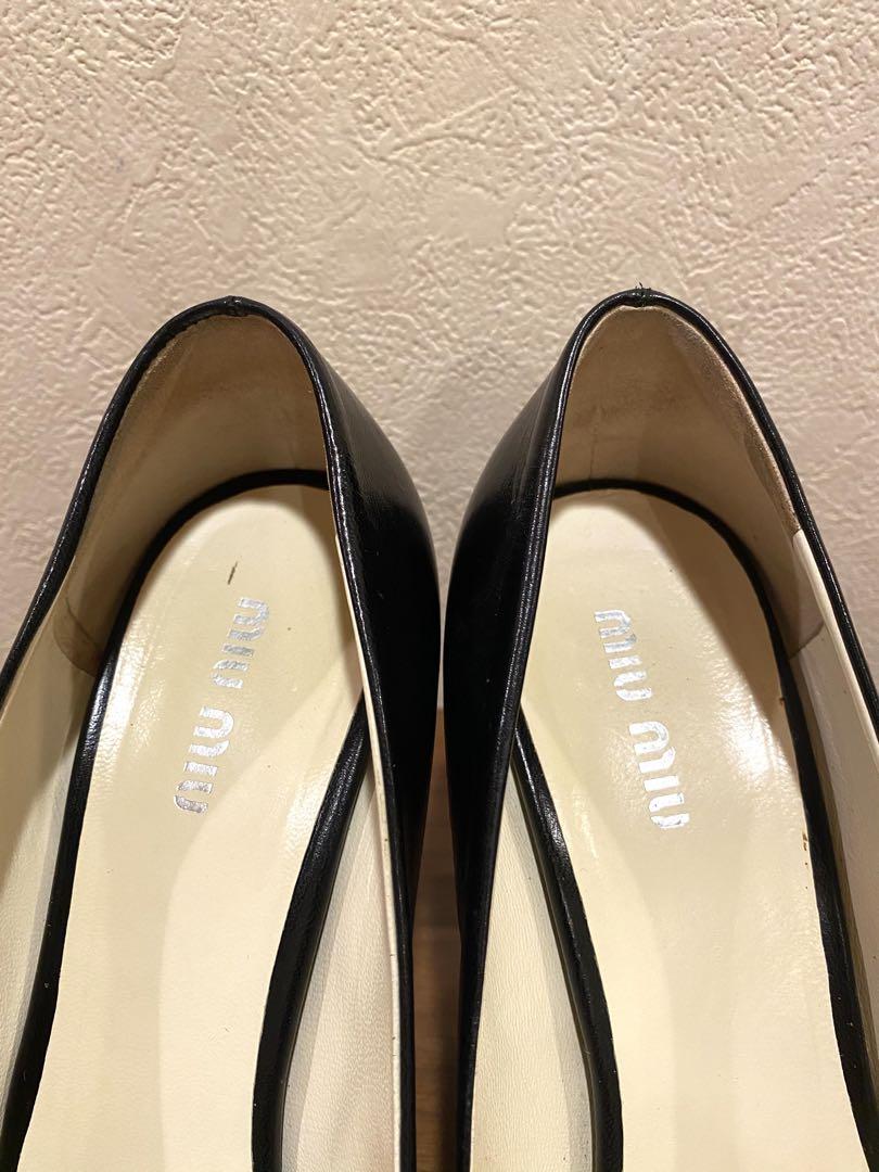 MiuMiu ミュウミュウ　archive　パンプス 　ミュール miu ミュウミュウ miumiu ヒールパンプス オープントゥ ビジュー