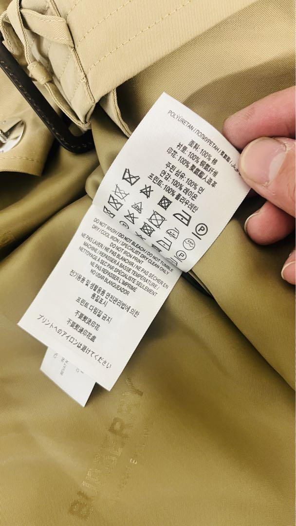 新品 BURBERRY 4558209 ホースフェリープリントトレンチコート52