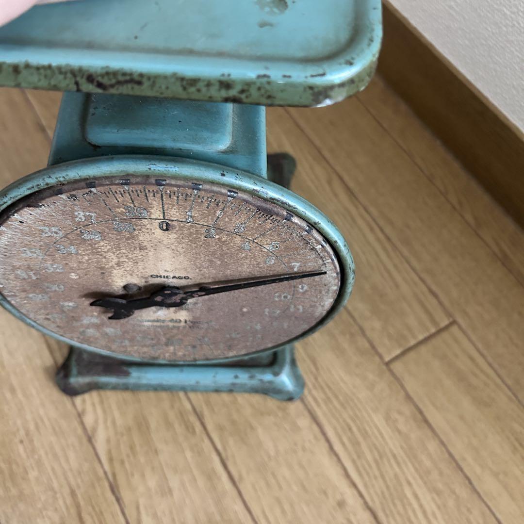 アンティーク スケール CICAGO. はかり ヴィンテージ 店舗什器