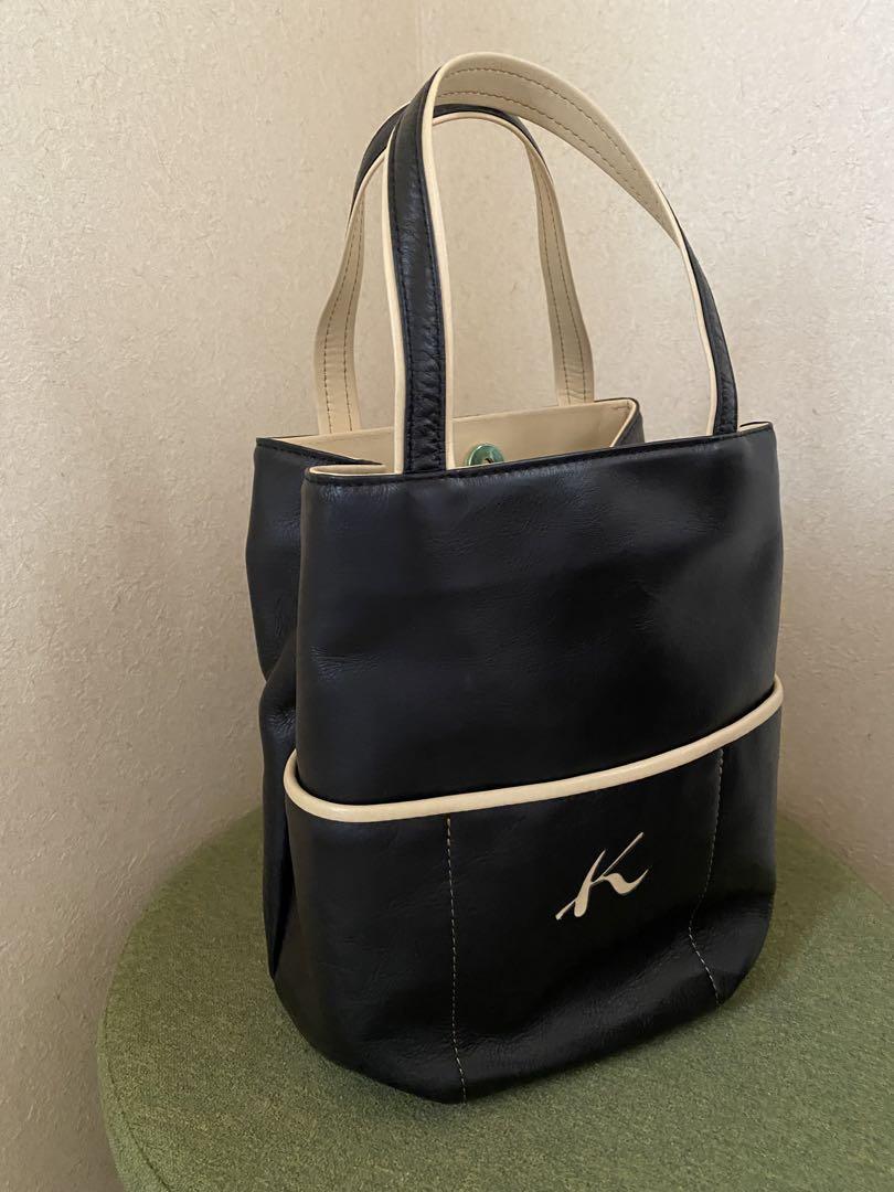 数量は多い  キタムラ2 極美品】Kitamura2 トートバッグ メルカリ - レザー黒 バッグ