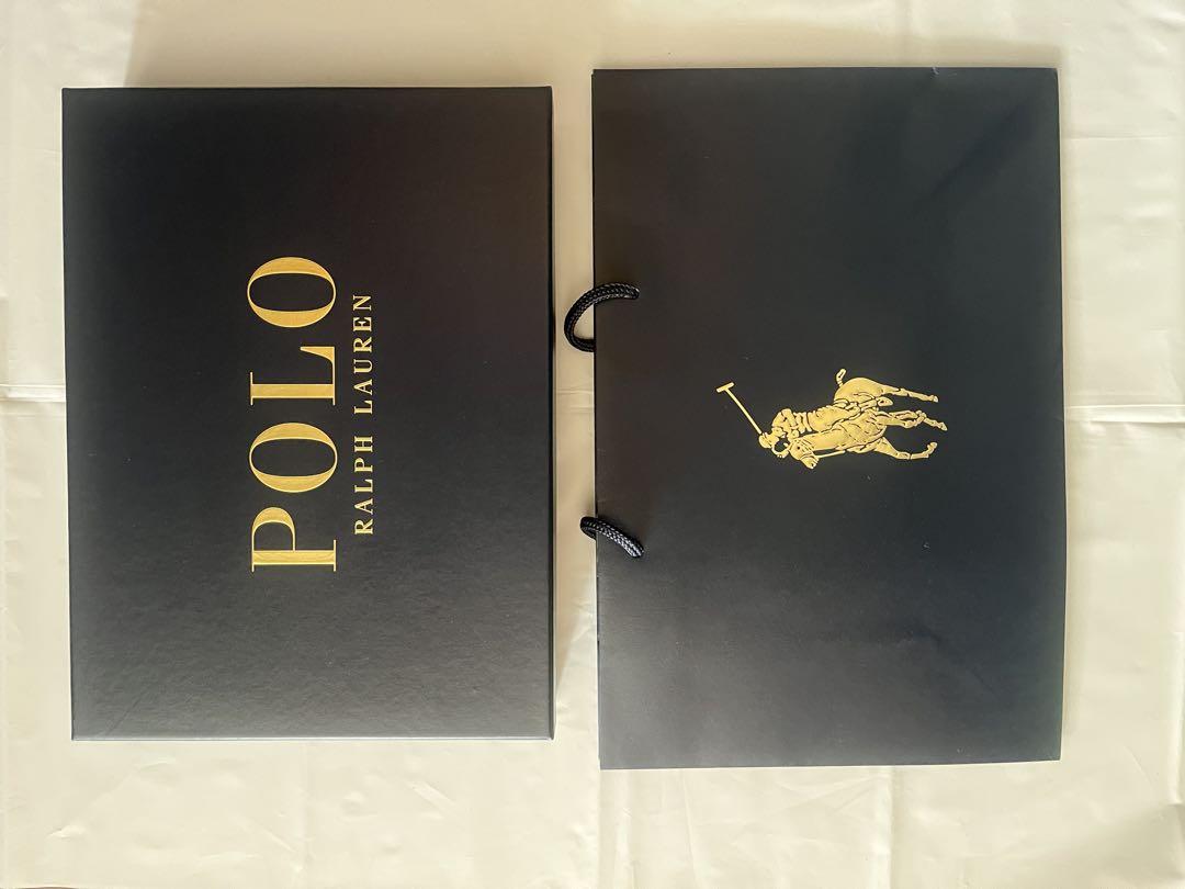 POLO ラルフローレン リバーシブルマフラー「箱付」