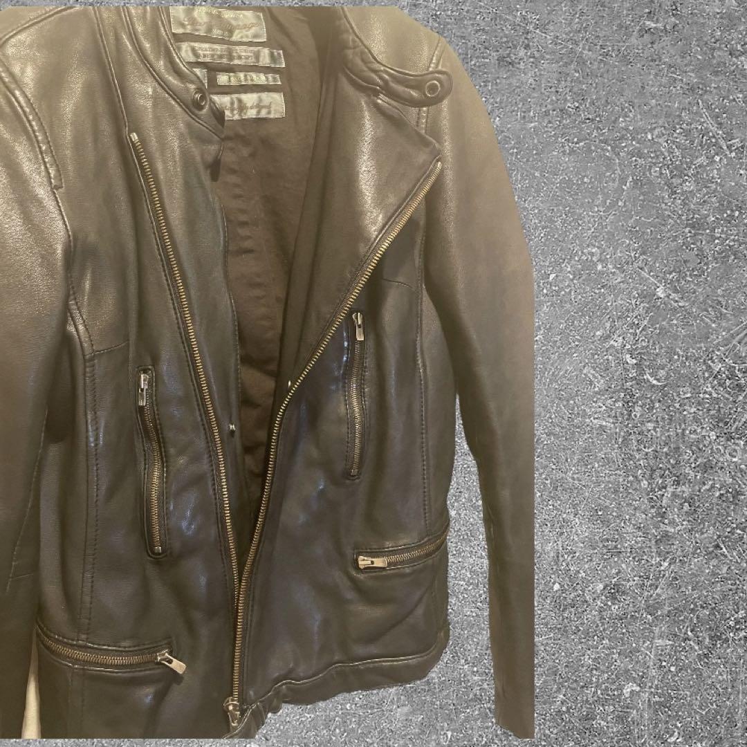 ファッション通販 ナノユニバース BARK TANNAGE ライダースジャケット