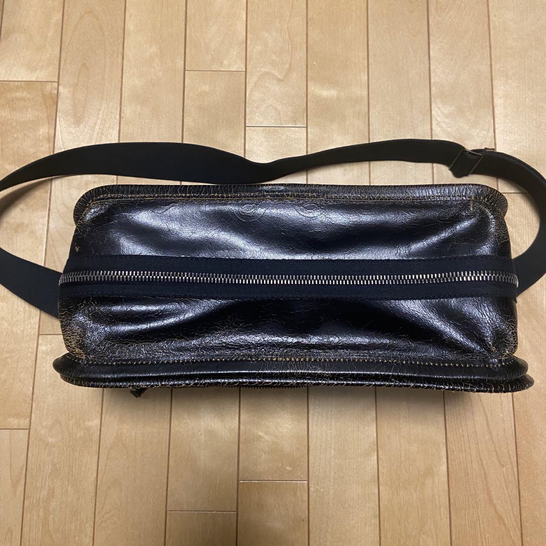 バッグ miu miu damaged leather shoulder bag