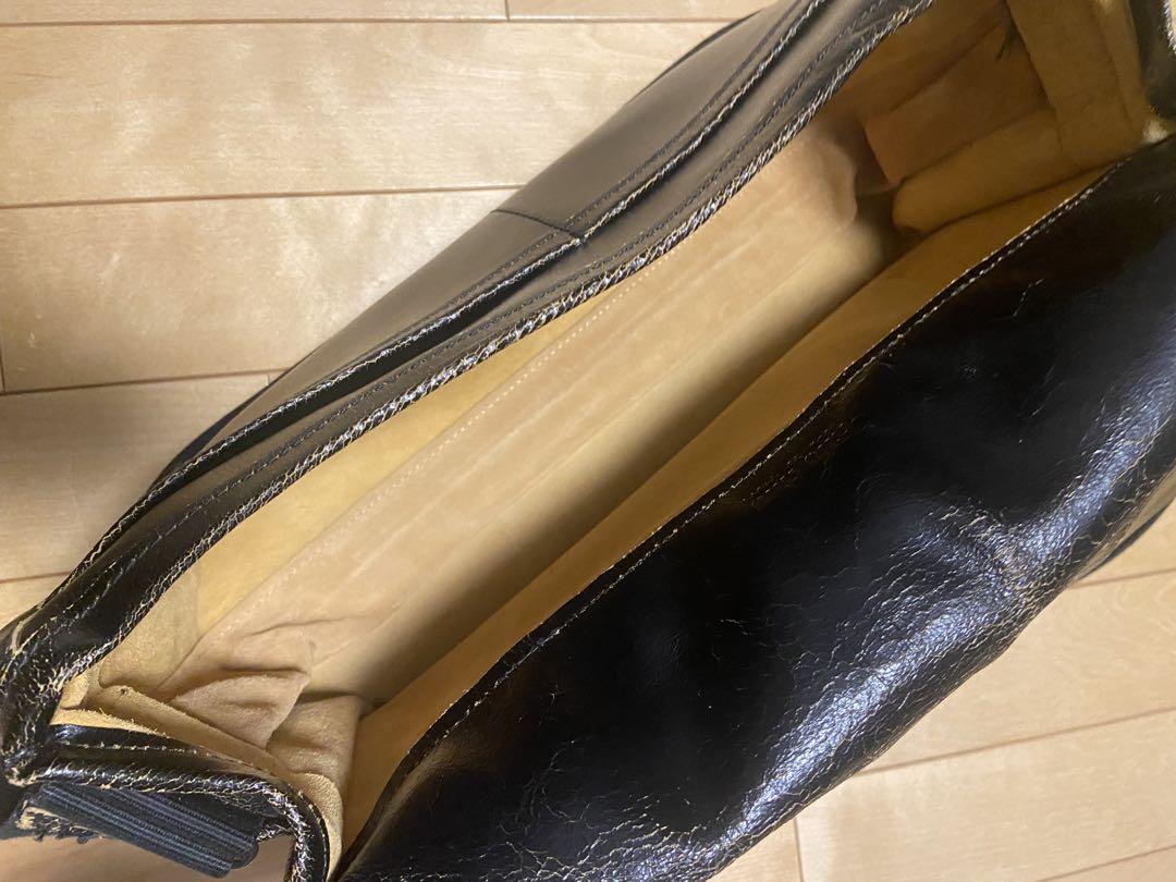 バッグ miu miu damaged leather shoulder bag