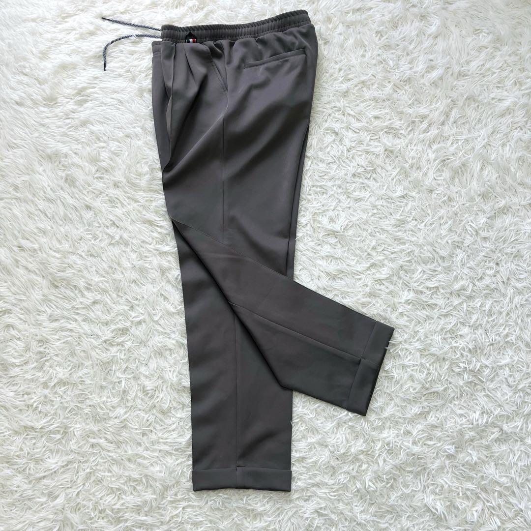 完売品✨g-stage ストレッチ　ジャージスーツ　L 洗えるカーキブラウン