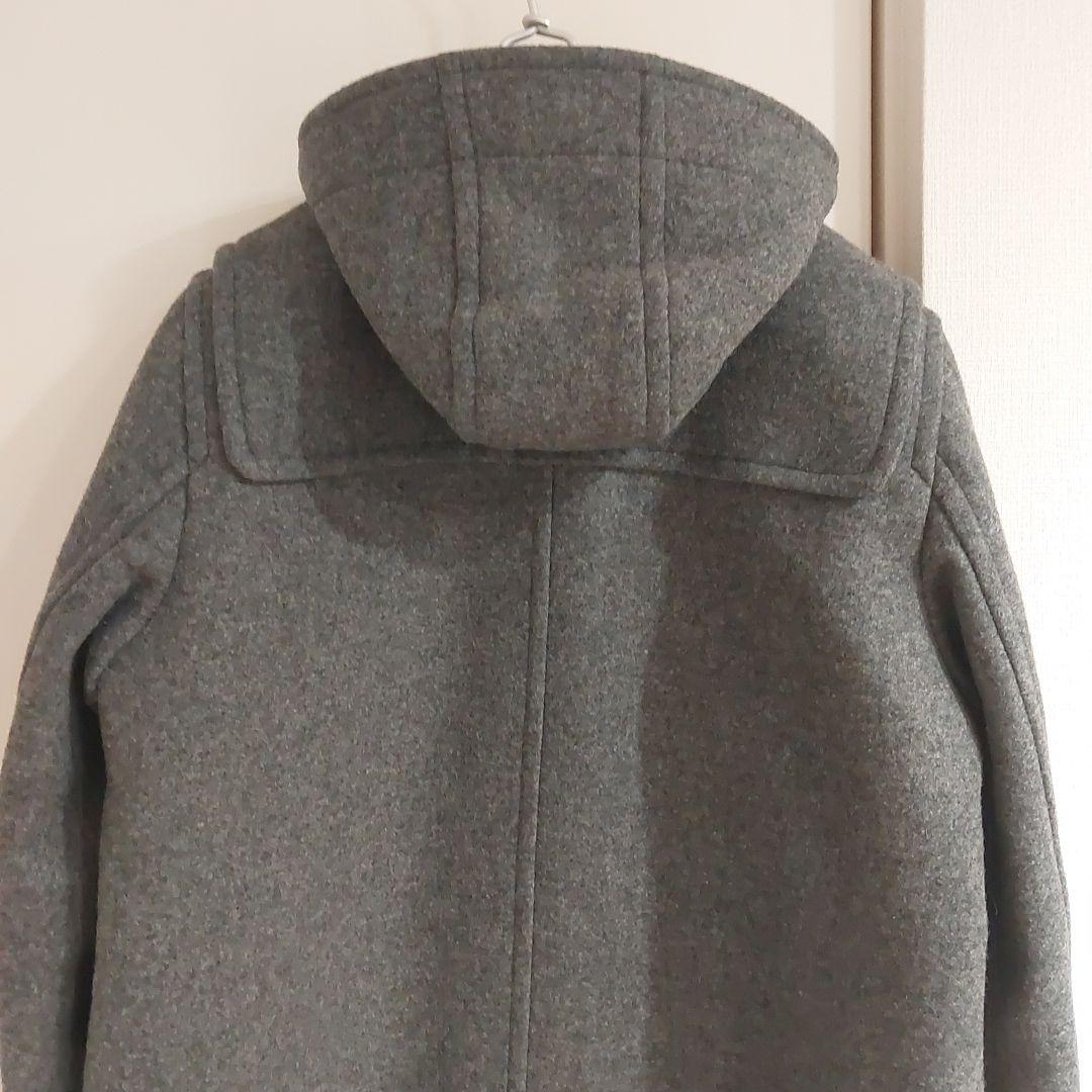 未使用【無印良品】ダッフルコート フレンチウール混 チャコールグレー XL