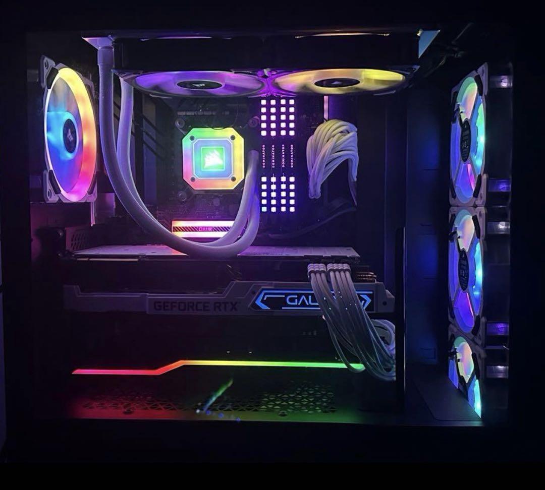 【光る】RGB ゲーミングPC / 2070 super / 32Gb /水冷