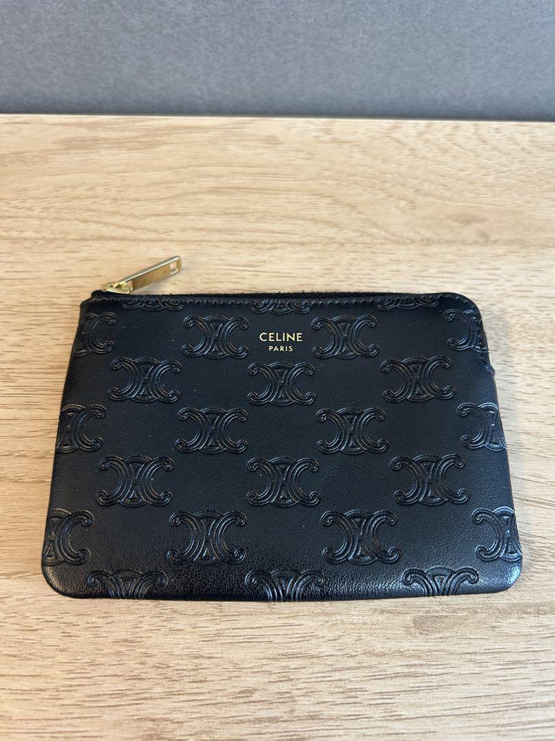 CELINE フック付き　コイン&カードポーチ