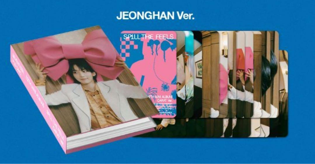 SPILL THE FEELS トレカ　ジョンハン　セット　ラキドロ SEVENTEEN ジョンハン spill the feels 韓国 ラキドロ - メルカリ