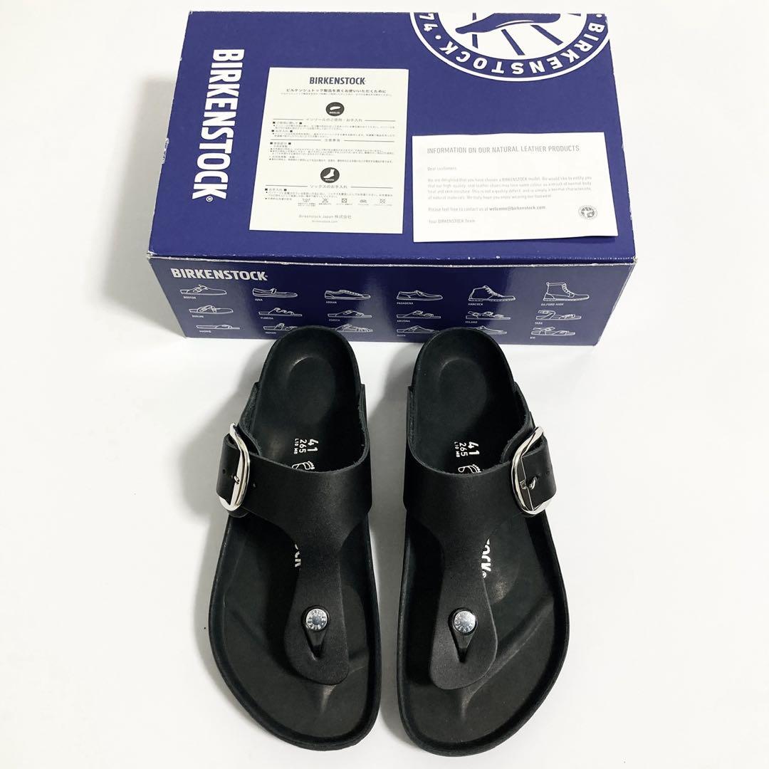 新品 定価2.8万円 アローズ別注 BIRKENSTOCK GIZEH ブラック