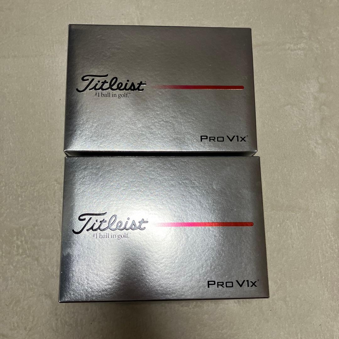 タイトリスト プロV1X Titleist Pro V1x ゴルフボール 2箱