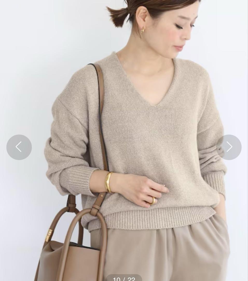 deuxiemeclasse LilyLinen Vネックプルオーバー