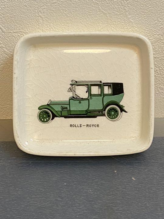 クラシックカー 小皿3枚セット used品