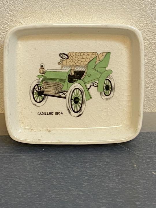 クラシックカー 小皿3枚セット used品