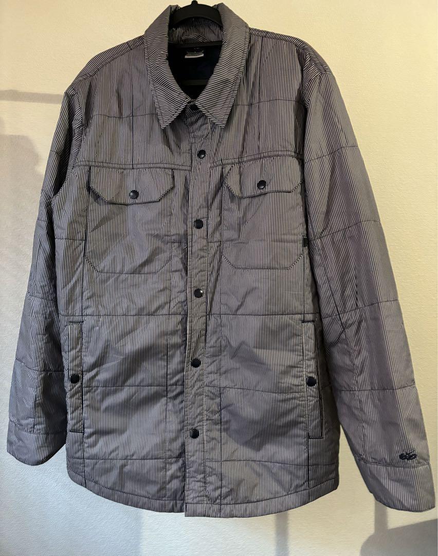 Nike キルティングジャケット L グレー
