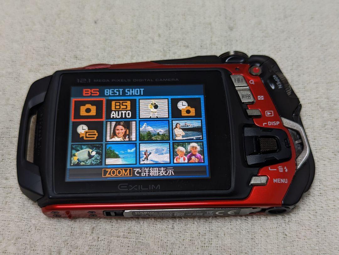 中古】Casio EX-G1RD 耐衝撃・防水・防塵・耐低温対応デジタルカメラ