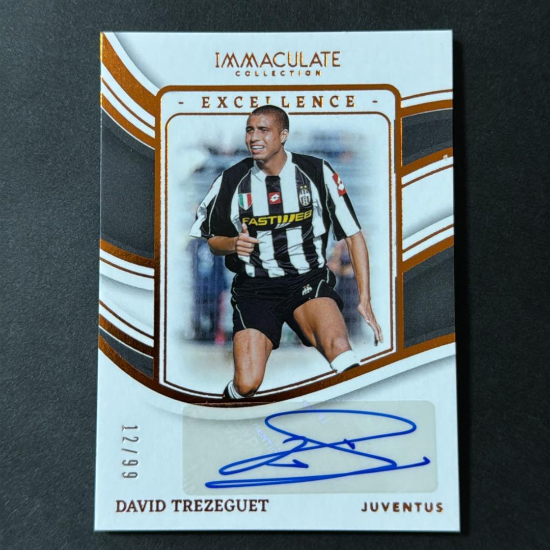 22-23 PANINI TREZEGUET トレゼゲ 直筆サイン 299シリ Trezeguet トレゼゲ Immaculate /99 Auto サイン - メルカリ