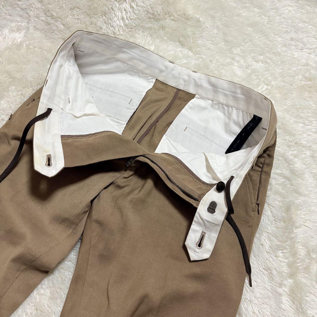 wjk カジュアル スラックス travel pants リネン混