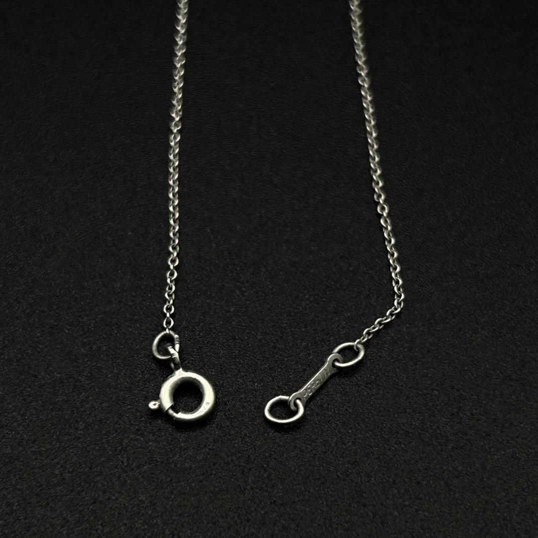 【美品】Tiffany & Co オープン クロス ネックレス