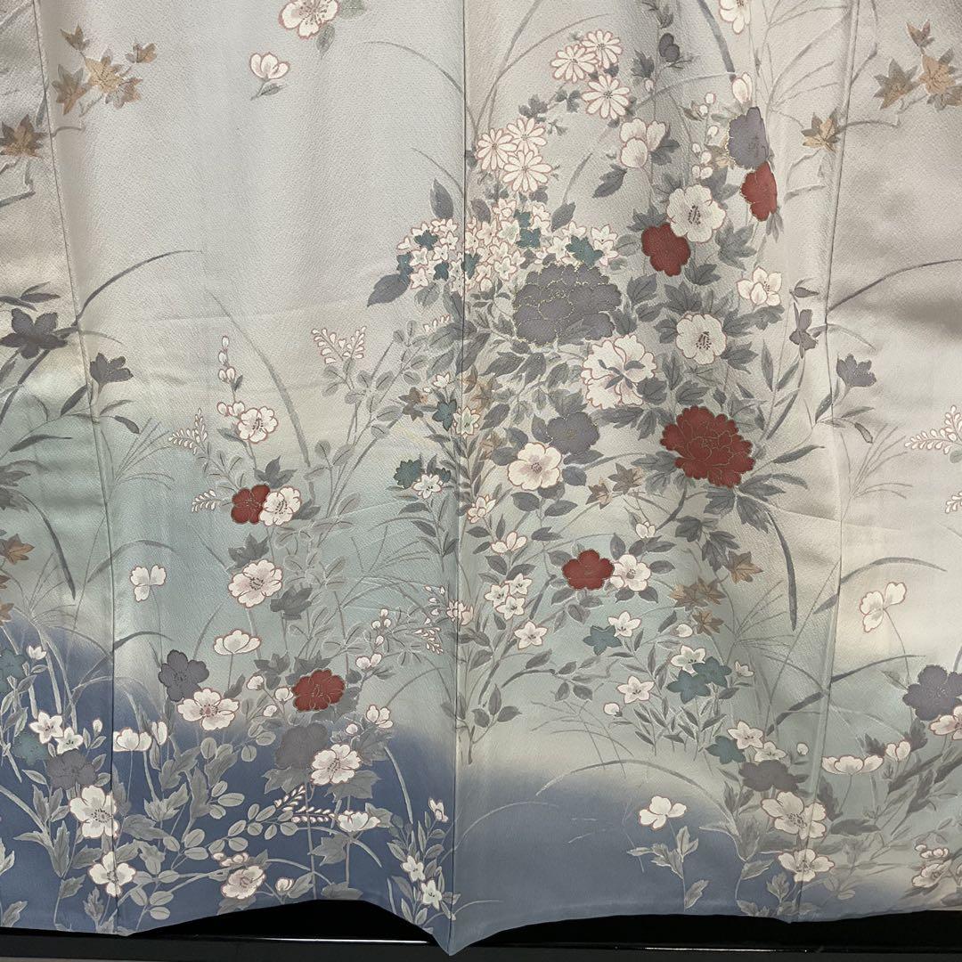 C757正絹 単衣 訪問着 極美品 着物 - メルカリ