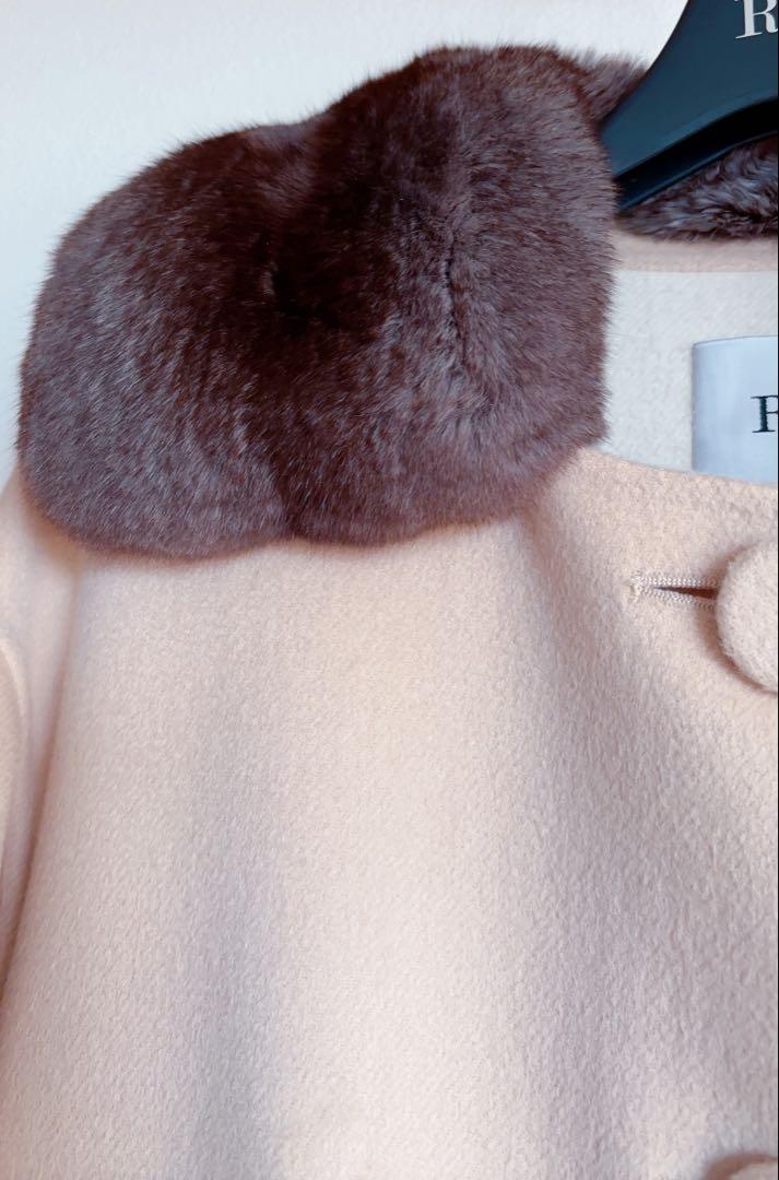 Rene 62万受注チンチラカシミヤコートFREESIZE極美品 foxey Rene 62万受注チンチラカシミヤコートFREESIZE極美品 foxey